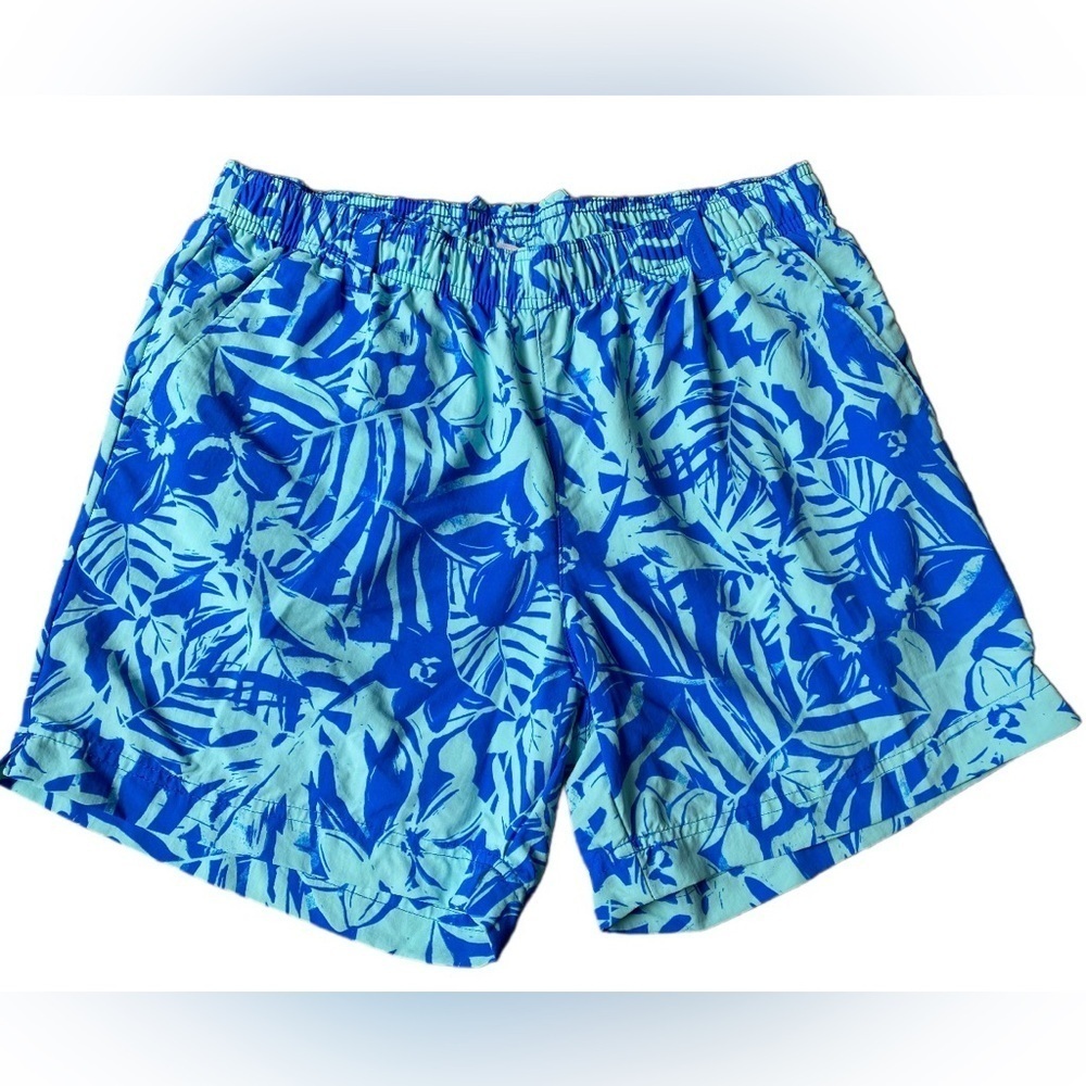 Columbia Men’s PFG Super Backcast Tropical Floral Water Shorts Size M